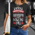 Never Underestimate Bowling Grandpa Bowler Team For Men T-Shirt Gifts for Her