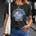Never Underestimate The Power Of A Unicorn Quote T-Shirt Gifts for Her