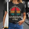 Usedom 2024 Inselreif Leuchtturm Motiv T-Shirt Geschenke für Sie