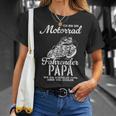 Vateratertag Geschenk Biker Papa Motorrad Spruch Kapuzenjacke T-Shirt Geschenke für Sie