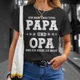 Vatertag Ich Habe Zwei Titel Papa Und Opa T-Shirt Geschenke für Sie