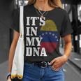 Venezuela It's In My Dna Flag Pride Roots Vintage Venezuelan T-Shirt Gifts for Her