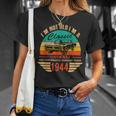 Vintage 1944 Classic Car Apparel For Legends Born In 1944 T-Shirt Gifts for Her