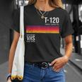 Vintage 80S Video Cassette Tape Vhs T-Shirt Geschenke für Sie