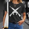 Vintage Ak-47 Auto Assault Rifle Gun Rights 2Nd Amendment T-Shirt Gifts for Her