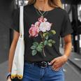 Vintage & Pink Rose T-Shirt Geschenke für Sie