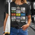 Vintage Audio Cassette Costume 70S 80S 90S Mixtape T-Shirt Gifts for Her