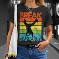 Vintage Breakdancing B-Boy Break Dance Urban Dance Hip Hop T-Shirt Gifts for Her