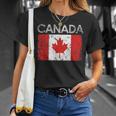 Vintage Canada Canadian Flag Pride T-Shirt Geschenke für Sie