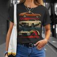 Vintage Classic Cars Many Old Vintage Cars Lovers Engines T-Shirt Gifts for Her