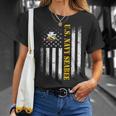 Vintage Flag American Us Navy Seabee Logo Eagle Dad T-Shirt Gifts for Her