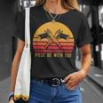 Vintage Gun Rights Firearm Piece Pun Second Amendment Pistol T-Shirt Gifts for Her