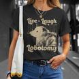 Vintage Live Laugh Lobotomy Lobotomies Retro Opossum Lovers T-Shirt Gifts for Her