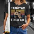 Vintage Opossum Possum Adopt A Street Cat T-Shirt Gifts for Her