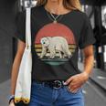 Vintage Polar Bear Retro Arctic Animal Bear Lover T-Shirt Gifts for Her