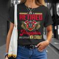 Vintage I Am Retired Firefighter And I Love My New Schedule T-Shirt Gifts for Her