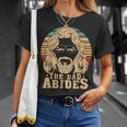 Vintage Retro The Dad Abides Daddy Father's Day T-Shirt Gifts for Her Vintage Retro The Dad Abides Daddy Father's Day T-Shirt Gifts for Her