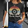 Vintage Retro Rare Soul Dj Turntable Music Old School T-Shirt Gifts for Her