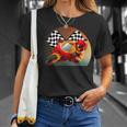 Vintage Retro Style Motorbike Moto Gp Sport Racing Fan T-Shirt Gifts for Her