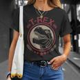 Vintage T-Rex Dinosaur Tiranosaurio Dinosaurio Regalo Camiseta unisex Regalos para ella