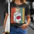 Vintage Tomato Juice T-Shirt Gifts for Her