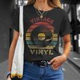Vintage Vinyl Retro Record Vintage Music T-Shirt Gifts for Her