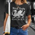 Vintage Welsh Rugby Or Wales Rugby Football Top T-Shirt Gifts for Her