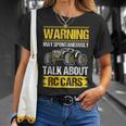 Warning May Spontaneously Talk About Rc Cars Rc Car Lovers T-Shirt Gifts for Her