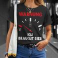 Warnung Ich Brauche Bier Lustige T-Shirt Geschenke für Sie