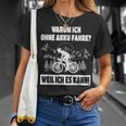 Warum Ich Ohne Akku Fahre intage Cycling T-Shirt Geschenke für Sie