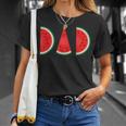 Watermelon Dad Father's Day Graphic Dad T-Shirt Gifts for Her