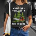 Wenn Der Wald Ruft Muss Ich Gehen Forestwirt German Language T-Shirt Geschenke für Sie
