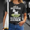 Wenn Ihr Mich Sucht Ich Bin Bei Den Ziegen T-Shirt Geschenke für Sie