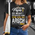 Wenn Papa Es Nicht Reparieren Kann Geschenk Papa Handwerker Kapuzenjacke T-Shirt Geschenke für Sie