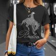 Western Cowgirl Bling Rhinestone Country Cowboy Riding Horse T-Shirt Gifts for Her