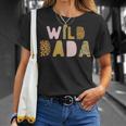 Wild One Dada Two Wild Birthday Outfit Zoo Birthday Animal T-Shirt Gifts for Her