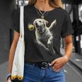 Yellow Labrador Retriever Chasing A Ball Labrador Retriever T-Shirt Gifts for Her
