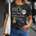 Yellow Labrador Retriever Dog Love Lab Drawing Saying T-Shirt Gifts for Her