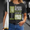 Yes Officer I Saw The Speed Limit Racing Sayings Car T-Shirt Gifts for Her