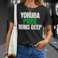 Yoruba Pride Runs Deep Ancestry Initiation T-Shirt Gifts for Her