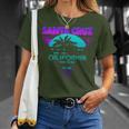 70S 80S En La Ciudad De California Santa Cruz Surfing Camiseta unisex Regalos para ella