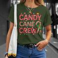 Candy Cane Crew Christmas Candy Lover Xmas Pajamas T-Shirt Gifts for Her