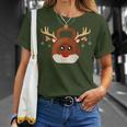 Christmas Gym Workout Reindeer Kettlebell Xmas For Gym Lover T-Shirt Gifts for Her