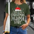 This Is My Christmas Pajama Family Matching Xmas T-Shirt Gifts for Her