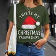This Is My Christmas Pajama ChristmasT-Shirt Gifts for Her