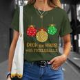 Christmas Pickleball Deck The Halls With Pickleballs T-Shirt Gifts for Her
