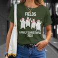 Fields Family Name Fields Family Christmas T-Shirt Gifts for Her