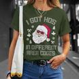 I Got Hos In Different Area Codes Christmas Santa Snow T-Shirt Gifts for Her