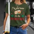 I'm Just Here For The Fruitcake Matters Christmas Cake T-Shirt Gifts for Her