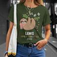 Lewis Family Name Lewis Family Christmas T-Shirt Gifts for Her